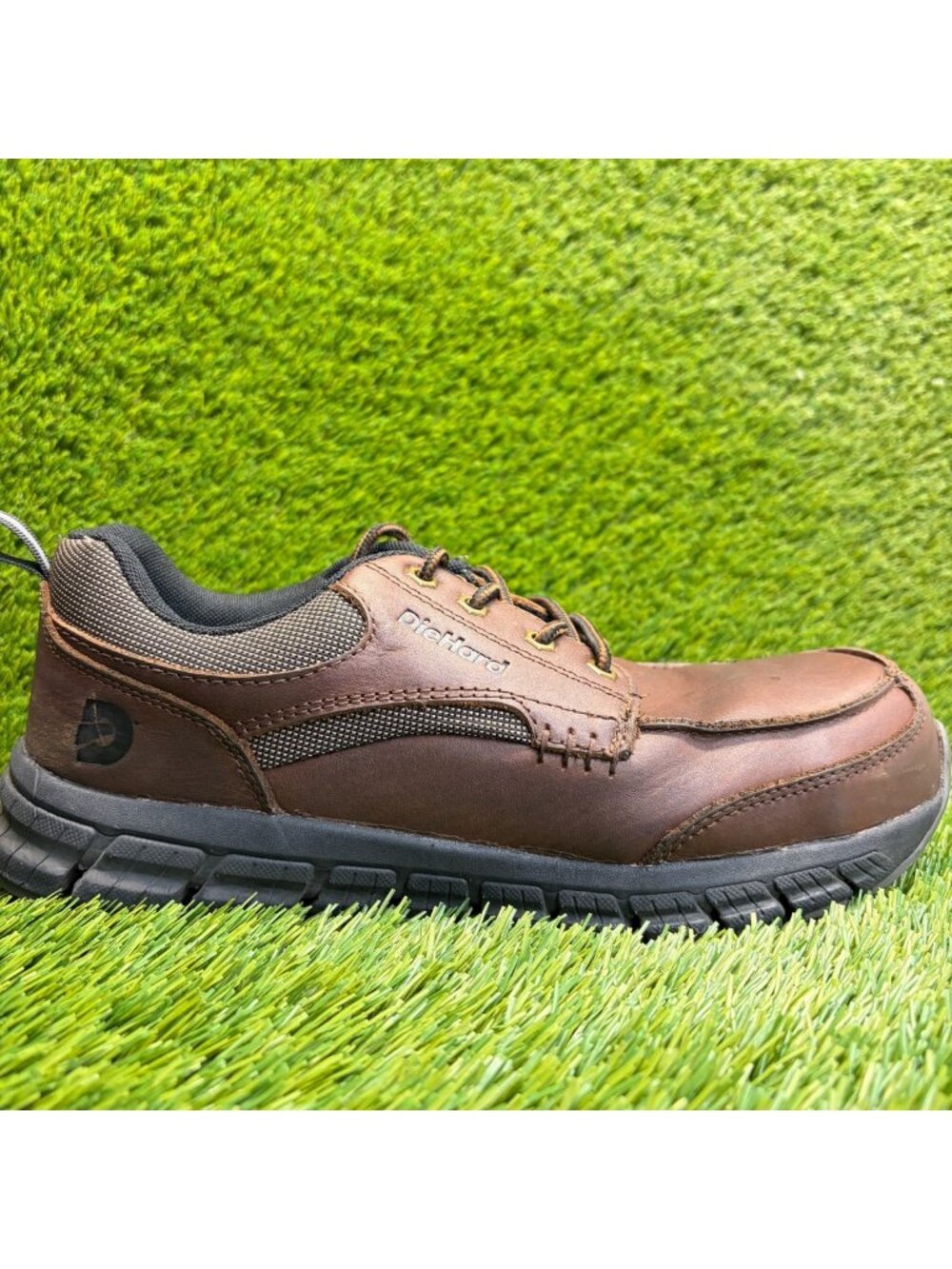 DieHard Sunbird Mens Size 9.5 Brown Leather Composite Toe Safety Work Shoes